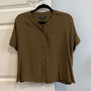 Madewell Olive Green Shirt